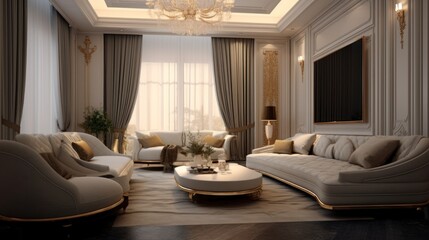 Obraz premium Luxury Interior Design Project
