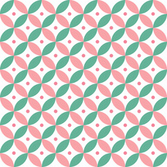Simple, colorful, abstract, geometric pattern design background. Pattern graphic used for wallpaper, tile, fabric, textile.