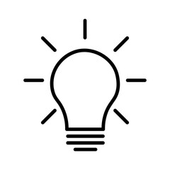  Lamp line icon,vector illustration. vector lamp line icon illustration isolated on White background..eps