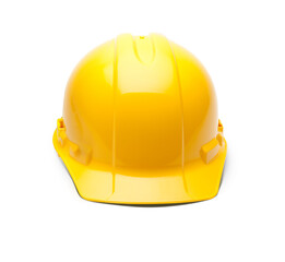 Isolated Yellow Hard Hat - Transparent PNG.