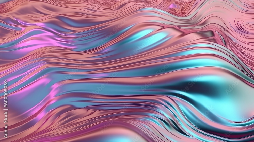 Poster A colorful abstract background with flowing lines and vibrant colors. Generative ai