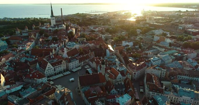 Old Town And Port Of Tallinn