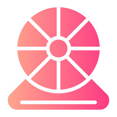 hamster wheel gradient icon
