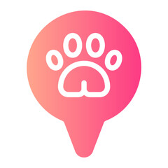 location gradient icon
