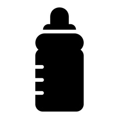 feeding bottle glyph icon