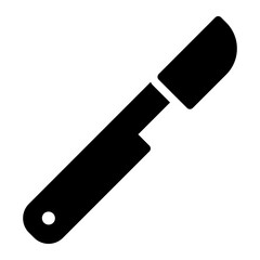 scalpel glyph icon