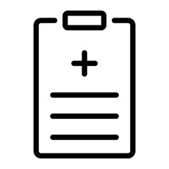 Obraz premium medical checkup line icon