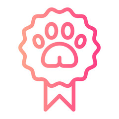 medal gradient icon