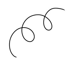 Abstract Spiral Line