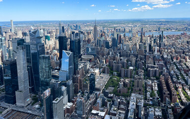 Aerial view of the Midtown Manhattan, New York City on May 6, 2023.