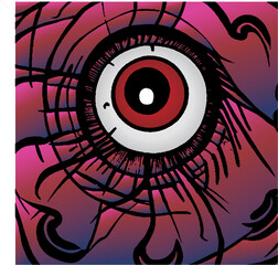 Eye Ball with Background