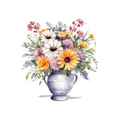 002-vase of flowers-transparent - 5
