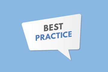 Best Practice text Button. Best Practice Sign Icon Label Sticker Web Buttons