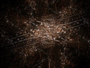 Imaginatory fractal abstract background Image