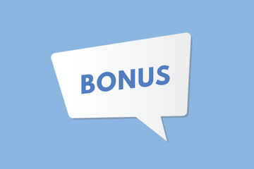 Bonus text Button. Bonus Sign Icon Label Sticker Web Buttons