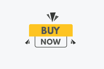 Buy Now text Button. Buy Now Sign Icon Label Sticker Web Buttons
