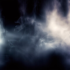 Obraz premium Dark fog abstract background Generative AI
