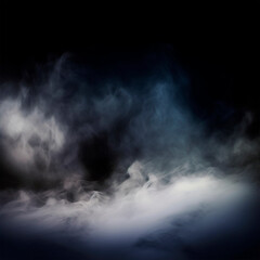 Dark fog abstract background Generative AI