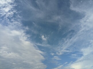 blue sky with clouds