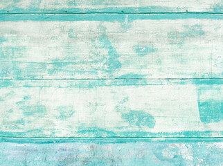 Blue green painted wall background texture with lines. Building side wall texture. Classic vintage style