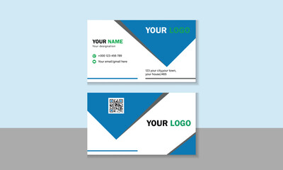 Creative and Clean Business Card Design Template,