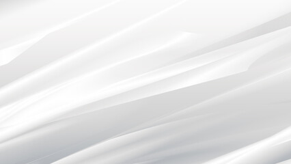 white abstract background with modern waves technology illustration