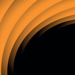 abstract orange background with spiral