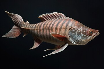 dturgeon fish Illustration , Generative AI