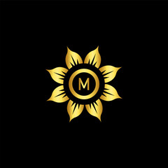 M Luxury Letter Initial with Crown logo Vector, M Great Luxury Logo, M Luxury Logo Vector Design, Creative Lettering Logo Vector Illustration.
