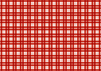 赤いチェック柄の背景素材