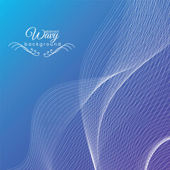 abstract colorful wavy background with lines