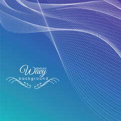 abstract colorful wavy background with lines