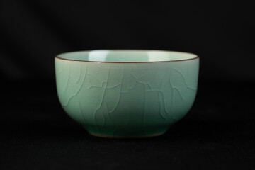 Longquan celadon from China, Chinese high-end tea set, celadon tea set with crack decoration,...