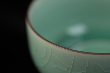 Longquan celadon from China, Chinese high-end tea set, celadon tea set with crack decoration,...