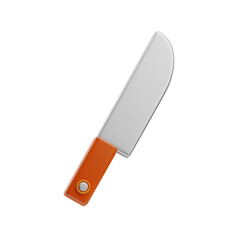 breakfast knife 3d illustration