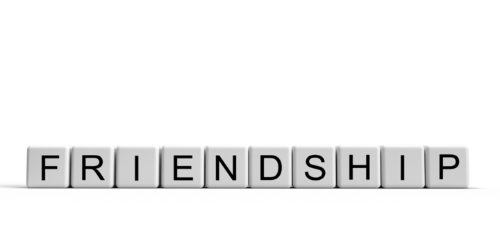 Friendship font text calligraphy cube black white color symbol decoration sign together team love happy woman man female male group funny enjoy concept family boy girl child lifestyle unity diversity