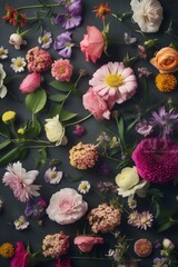 Obraz na płótnie Canvas color bright valentine watercolor background pastel peonies design flower blossom spring. Generative AI.