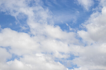 blue sky with clouds