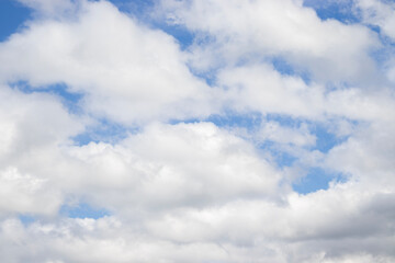 blue sky with clouds