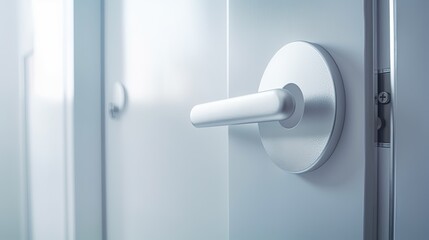 Special modern chrome door handle so that even the smallest parts radiate elegance. Generative AI Technology 