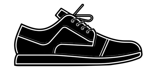 vector illustration of a shoe, shoe vector logo