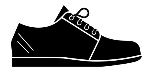 vector illustration of a shoe, shoe vector logo