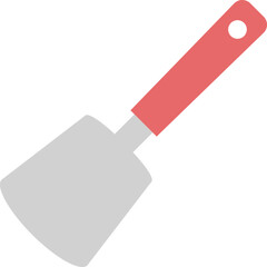 ゴムベラ・フライ返しのシンプルイラスト