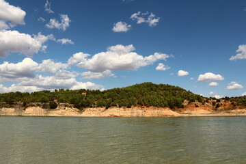 Fototapeta premium Pantano Alarcon, castilla la mancha, España