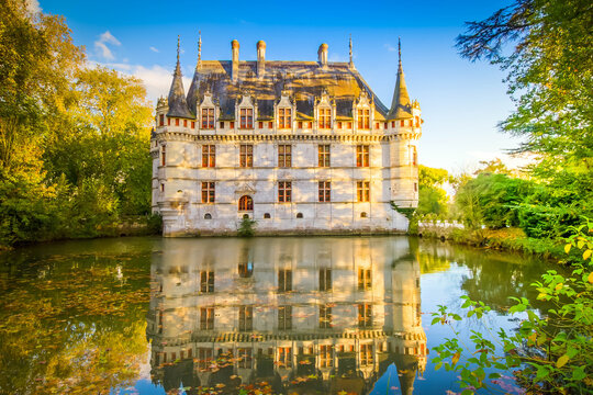Azay-le-Rideau castle, France