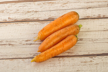 Yoiung natural organic carrot heap