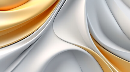 wavy fabric luxury background. Abstract smooth wave background. Generative AI