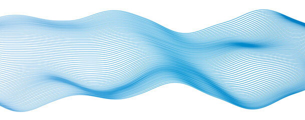 abstract Blue water stripe wave background. Blue minimal round lines abstract background. Abstract blue wave lines pattern background. Vector file