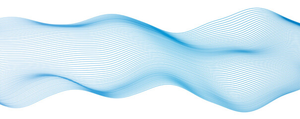 abstract Blue water stripe wave background. Blue minimal round lines abstract background. Abstract blue wave lines pattern background. Vector file