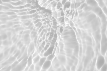 Abstract white transparent water shadow surface texture natural ripple background